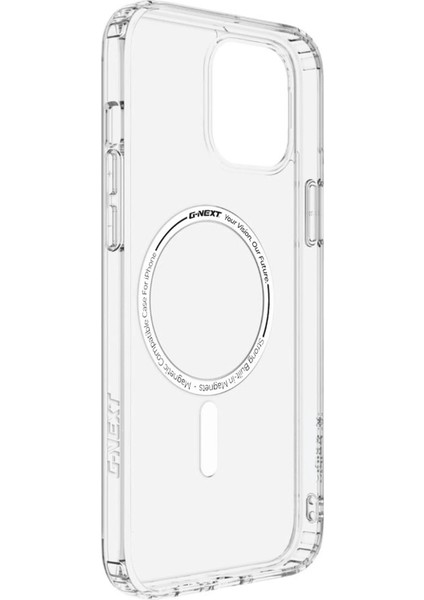 Apple iPhone 11 Magsafe Uyumlu Ultra Hybrid Anti-Shock Şeffaf Sert Silikon Kılıf