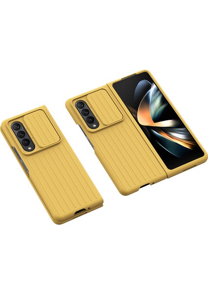 Samsung Galaxy Z Fold 4 Için Telefon Kılıfı - Sarı (Yurt Dışından)