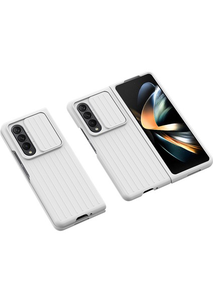 Samsung Galaxy Z Fold 4 Için Telefon Kılıfı - Beyaz (Yurt Dışından)