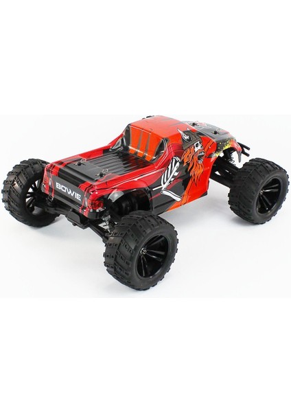 E10MT Bowie Kumandalı Fırçalı Motorlu Arazi Aracı Monster Truck 1/10 Ölçek 4 Çeker