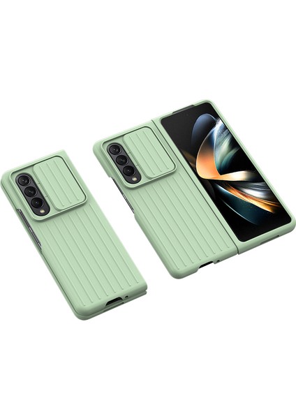 Samsung Galaxy Z Fold 4 Için Telefon Kılıfı - Açık Yeşil (Yurt Dışından)