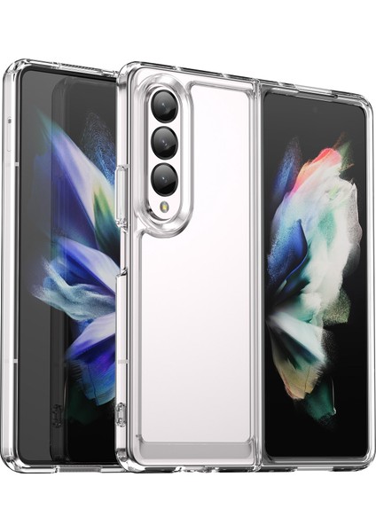 Samsung Galaxy Z Fold 4 Için Telefon Kılıfı - Şeffaf (Yurt Dışından)