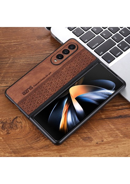 Samsung Galaxy Z Fold 4 Için Telefon Kılıfı - Kahverengi (Yurt Dışından) fırsatları