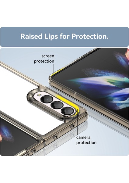 Samsung Galaxy Z Fold 4 Için Telefon Kılıfı - Gri (Yurt Dışından)