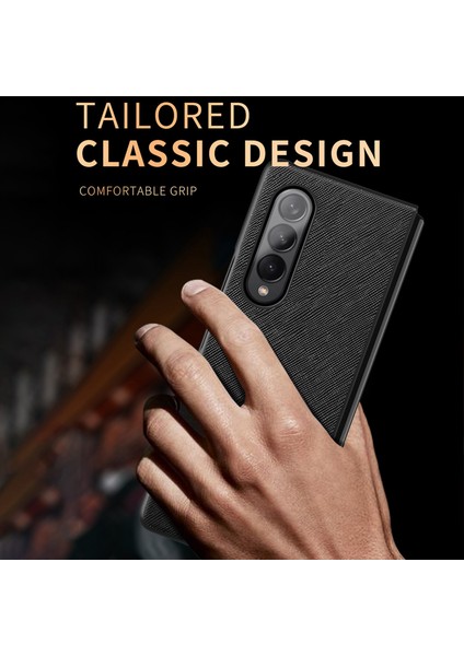 Samsung Galaxy Z Fold 4 Için Telefon Kılıfı - Koyu Mavi (Yurt Dışından)