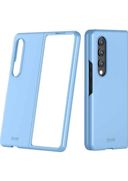 Samsung Galaxy Z Fold 4 Için Telefon Kılıfı - Mavi (Yurt Dışından)