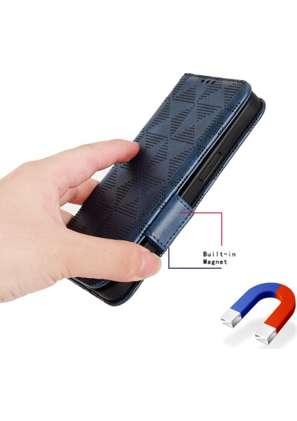 Samsung Galaxy Z Fold 4 Için Telefon Kılıfı - Mavi (Yurt Dışından)