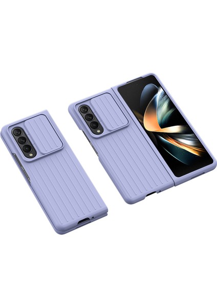 Samsung Galaxy Z Fold 4 Için Telefon Kılıfı - Mor (Yurt Dışından)