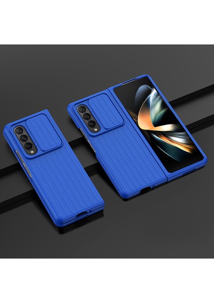 Samsung Galaxy Z Fold 4 Için Telefon Kılıfı - Mavi (Yurt Dışından)