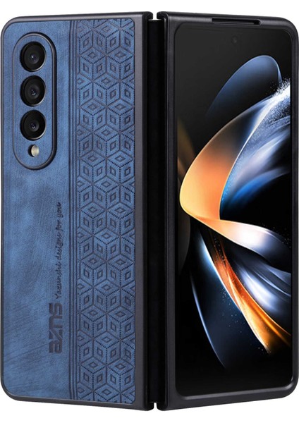 Samsung Galaxy Z Fold 4 Için Telefon Kılıfı - Mavi (Yurt Dışından)
