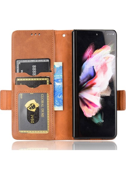 Samsung Galaxy Z Fold 4 Için Telefon Kılıfı - Kahverengi (Yurt Dışından) modelleri