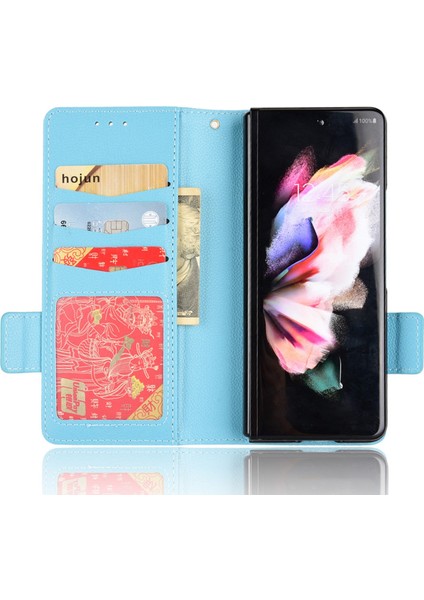 Samsung Galaxy Z Fold 4 Için Telefon Kılıfı - Bebek Mavisi (Yurt Dışından)