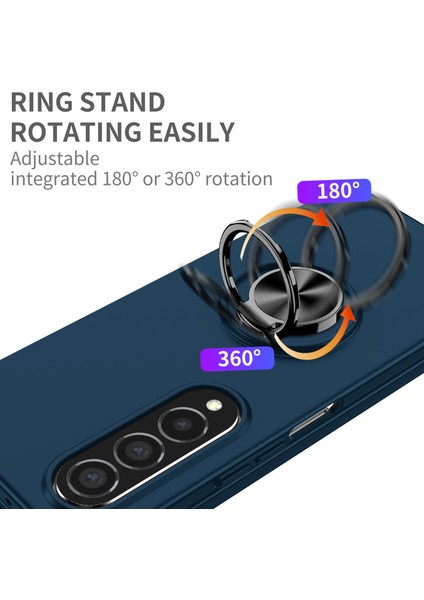 Samsung Galaxy Z Fold 4 Için Telefon Kılıfı - Koyu Mavi (Yurt Dışından) indirimleri