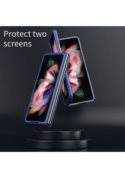 Samsung Galaxy Z Fold 4 Için Telefon Kılıfı - Koyu Mavi (Yurt Dışından) fırsatları