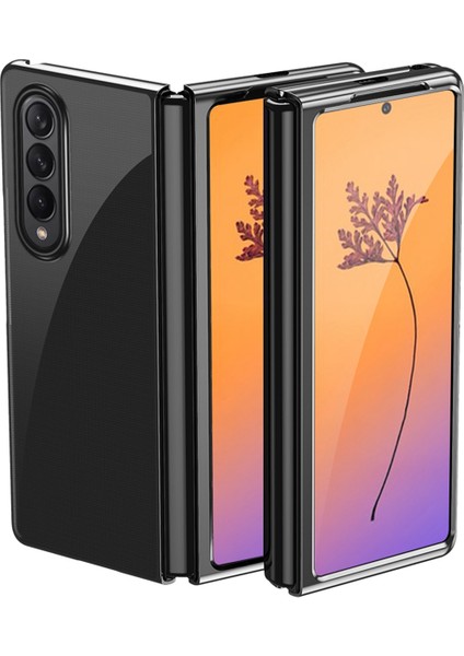 Samsung Galaxy Z Fold 4 Için Telefon Kılıfı - Siyah (Yurt Dışından)