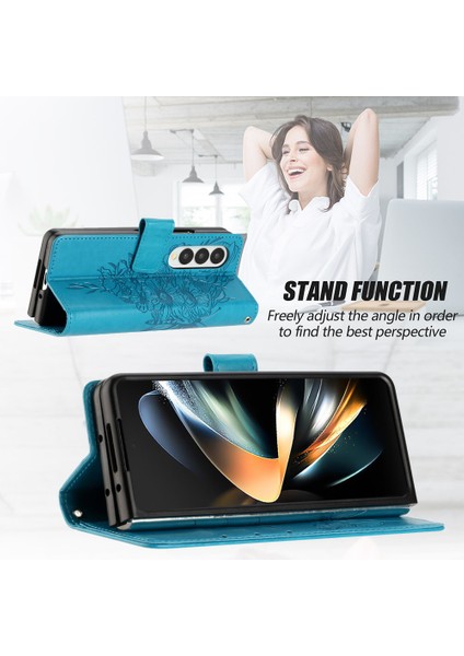 Samsung Galaxy Z Fold 4 Için Telefon Kılıfı - Siyah (Yurt Dışından)