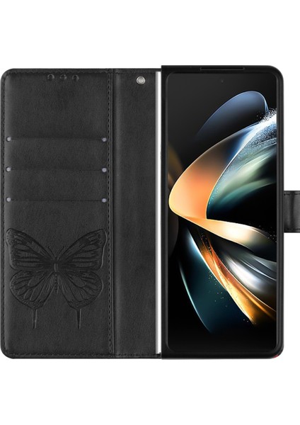 Samsung Galaxy Z Fold 4 Için Telefon Kılıfı - Siyah (Yurt Dışından)