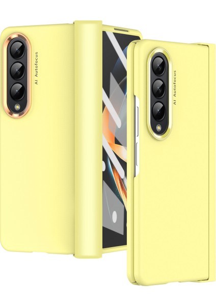 Samsung Galaxy Z Fold 4 Için Telefon Kılıfı - Sarı (Yurt Dışından)