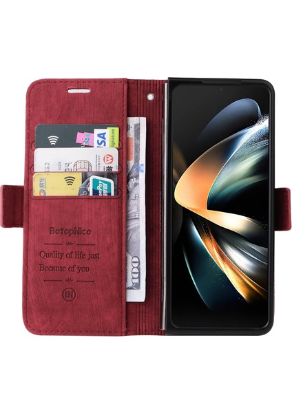Samsung Galaxy Z Fold 4 Için Telefon Kılıfı - Kırmızı (Yurt Dışından) modelleri