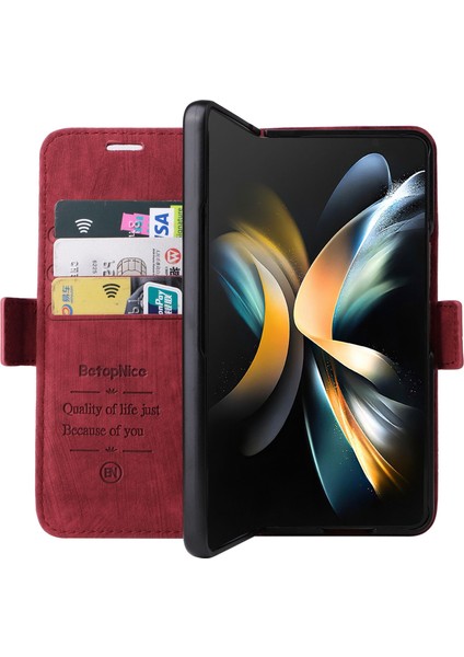 Samsung Galaxy Z Fold 4 Için Telefon Kılıfı - Kırmızı (Yurt Dışından) fırsatları