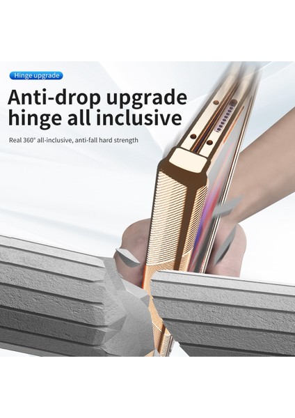 Samsung Galaxy Z Fold 4 Için Telefon Kılıfı - Altın (Yurt Dışından) fırsatları