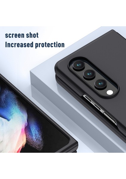 Samsung Galaxy Z Fold 4 Için Telefon Kılıfı - Siyah (Yurt Dışından)