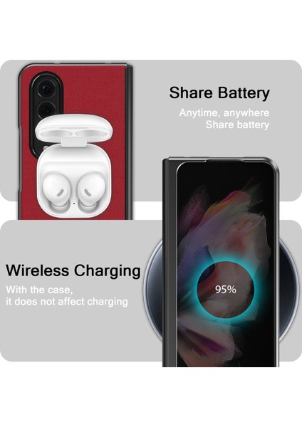Samsung Galaxy Z Fold 4 Için Telefon Kılıfı - Kırmızı (Yurt Dışından) modelleri