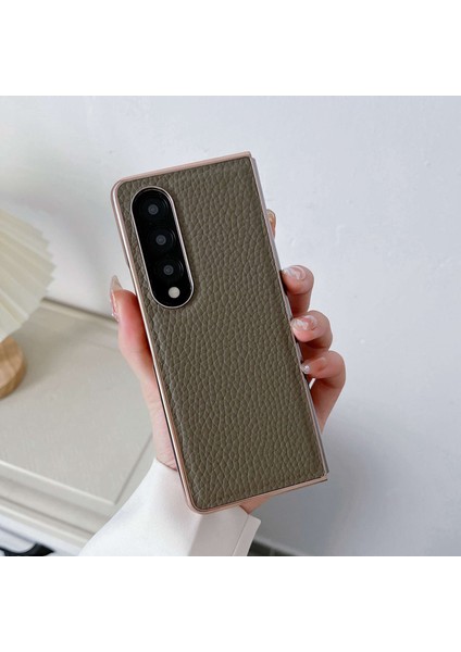 Samsung Galaxy Z Fold 4 Için Telefon Kılıfı - Gri (Yurt Dışından) modelleri