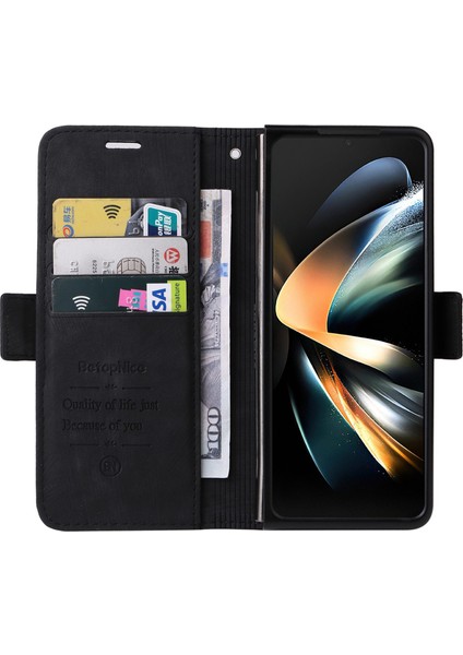 Samsung Galaxy Z Fold 4 Için Telefon Kılıfı - Siyah (Yurt Dışından)