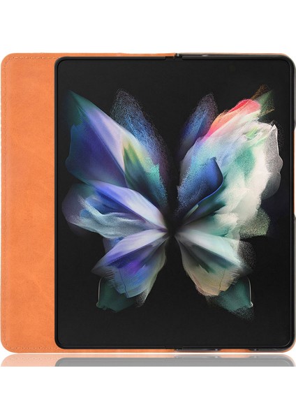 Samsung Galaxy Z Fold 4 Için Telefon Kılıfı - Kahverengi (Yurt Dışından) modelleri