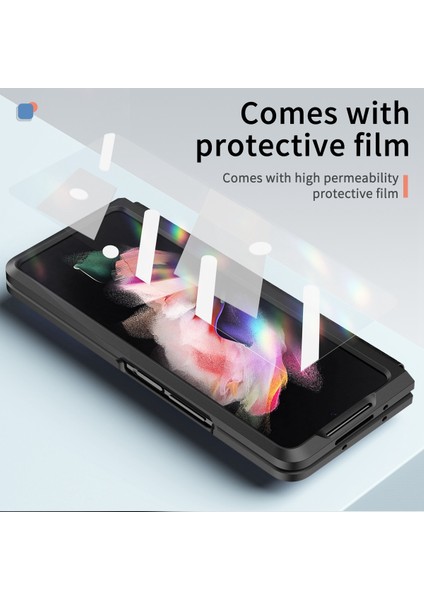 Samsung Galaxy Z Fold 4 Için Telefon Kılıfı - Siyah (Yurt Dışından)