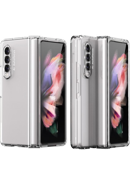 Samsung Galaxy Z Fold 3 Için Telefon Kılıfı - Şeffaf (Yurt Dışından)