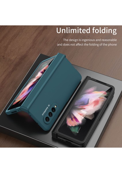 Samsung Galaxy Z Fold 3 Için Telefon Kılıfı - Şeffaf (Yurt Dışından)