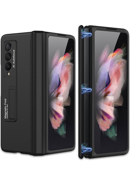 Samsung Galaxy Z Fold 3 Için Telefon Kılıfı - Siyah (Yurt Dışından)