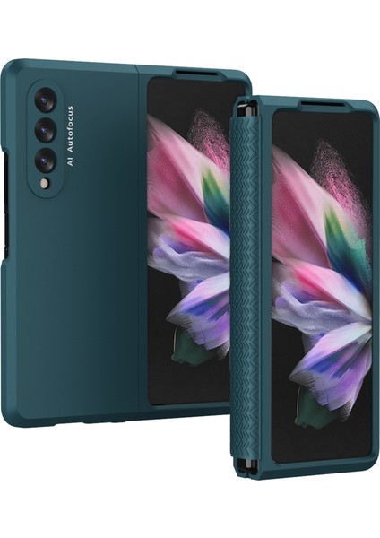 Samsung Galaxy Z Fold 3 Için Telefon Kılıfı - Yeşil (Yurt Dışından)