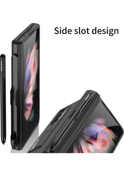 Samsung Galaxy Z Fold 3 Için Telefon Kılıfı - Siyah (Yurt Dışından) modelleri