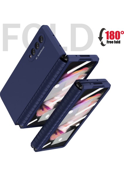Samsung Galaxy Z Fold 3 Için Telefon Kılıfı - Mavi (Yurt Dışından) fiyatları