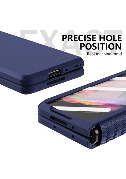 Samsung Galaxy Z Fold 3 Için Telefon Kılıfı - Mavi (Yurt Dışından) fırsatları