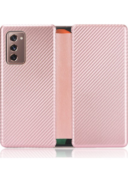 Samsung Galaxy Z Fold 2 Için Telefon Kılıfı - Açık Pembe (Yurt Dışından)