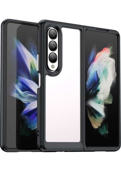 Samsung Galaxy Z Fold 4 Için Telefon Kılıfı - Siyah (Yurt Dışından)