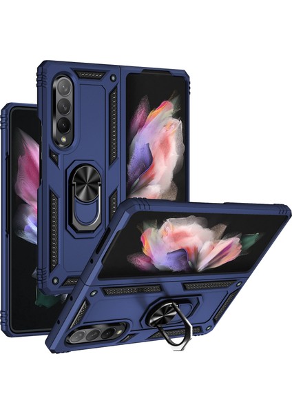 Samsung Galaxy Z Fold 3 Için Telefon Kılıfı - Mavi (Yurt Dışından)