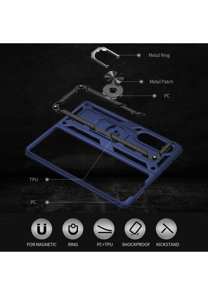 Samsung Galaxy Z Fold 3 Için Telefon Kılıfı - Mavi (Yurt Dışından) fırsatları