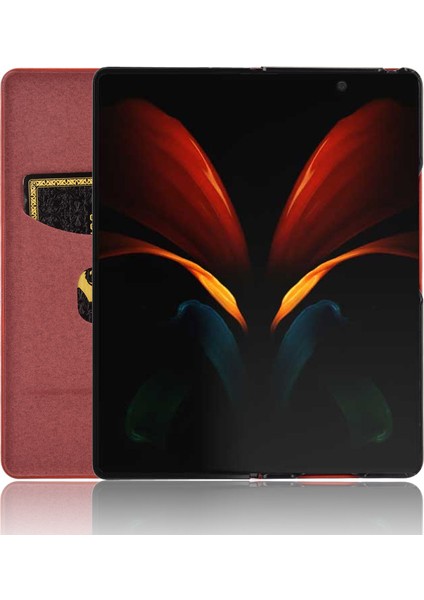 Samsung Galaxy Z Fold 2 Için Telefon Kılıfı - Kırmızı (Yurt Dışından) modelleri