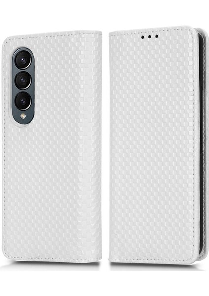 Samsung Galaxy Z Fold 4 Için Telefon Kılıfı - Beyaz (Yurt Dışından)