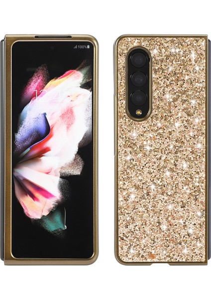 Samsung Galaxy Z Fold 3 Için Telefon Kılıfı - Altın (Yurt Dışından)