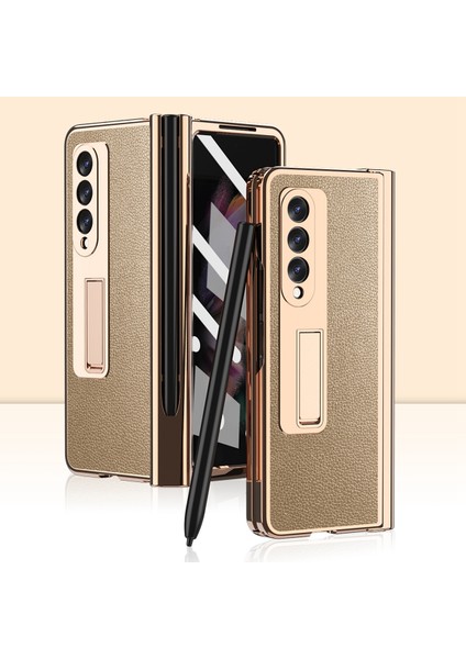 Samsung Galaxy Z Fold 3 Için Telefon Kılıfı - Altın (Yurt Dışından) fiyatları