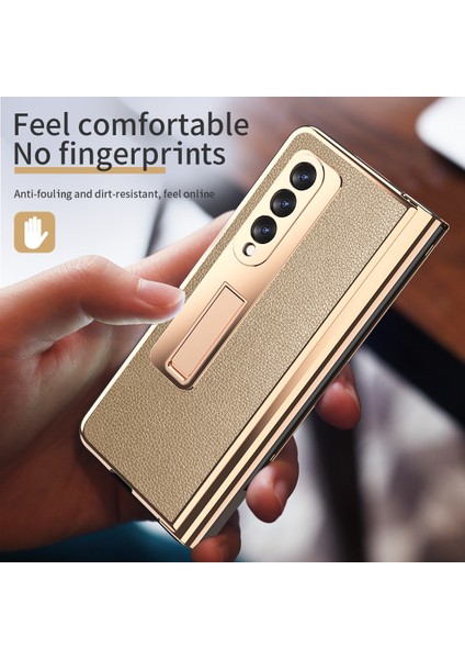 Samsung Galaxy Z Fold 3 Için Telefon Kılıfı - Altın (Yurt Dışından) modelleri