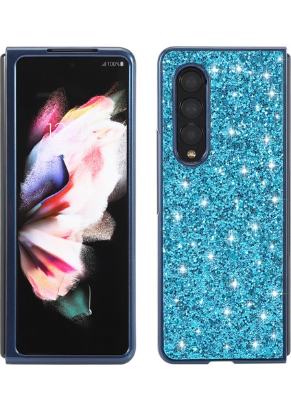 Samsung Galaxy Z Fold 3 Için Telefon Kılıfı - Mavi (Yurt Dışından)