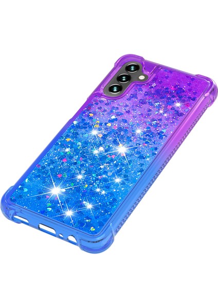 Samsung Galaxy A13 Için Koruyucu Telefon Kılıfı - Mor/mavi (Yurt Dışından)