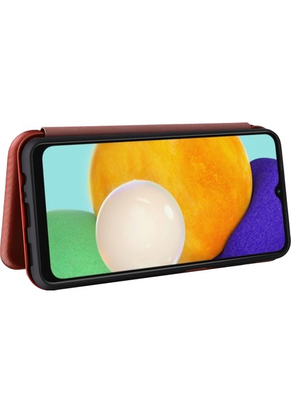 Samsung Galaxy A13 Için Koruyucu Telefon Kılıfı - Turuncu (Yurt Dışından)